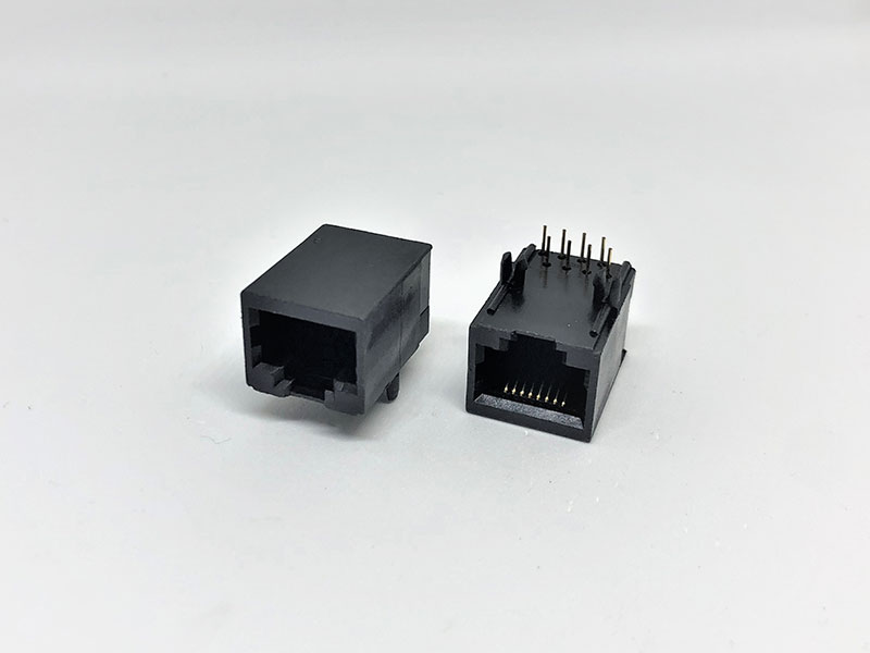 ARJ09-010808-X21-B (RJ45, Side Entry, Tab Down)