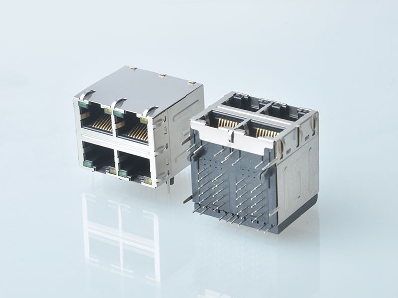 ARJ12-040810-321-S3L2T1 (RJ45 Side Entry, 2x2 Port) ARJ12-040810-321-S3L2T1 (RJ45 Side Entry, 2x2 Port)