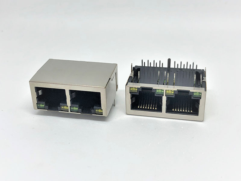 ARJ10-021010-321-S3L1T3 (RJ50, Side Entry, 10/100/1000 Base-T, 2 Port) ARJ10-021010-321-S3L1T3 (RJ50, Side Entry, 10/100/1000 Base-T, 2 Port)