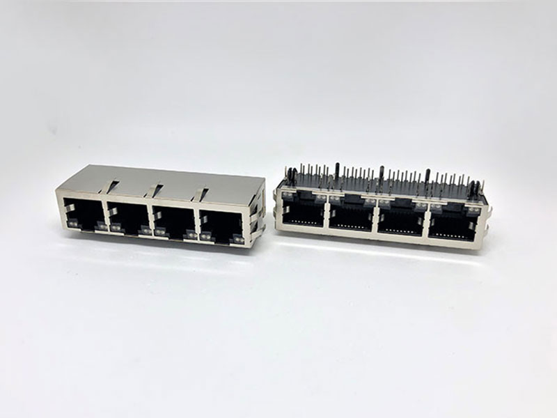 ARJ09-040808-F21-S3LI-A (RJ45 Side Entry, 4 Port) ARJ09-040808-F21-S3LI-A (RJ45 Side Entry, 4 Port)