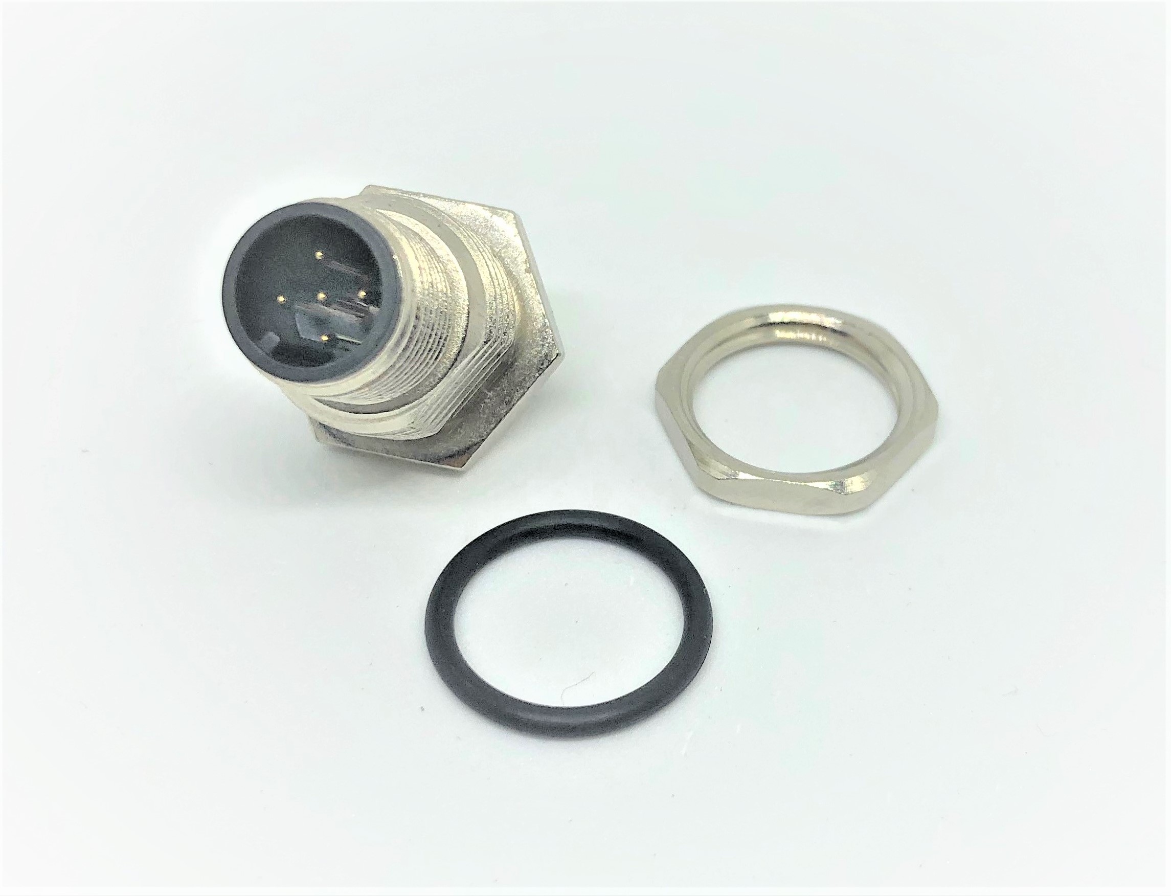 AM12-05PMMP-SF7001-A (M12, A Code, 5Pin, Front lock) AM12-05PMMP-SF7001-A (M12, A Code, 5Pin, Front lock)