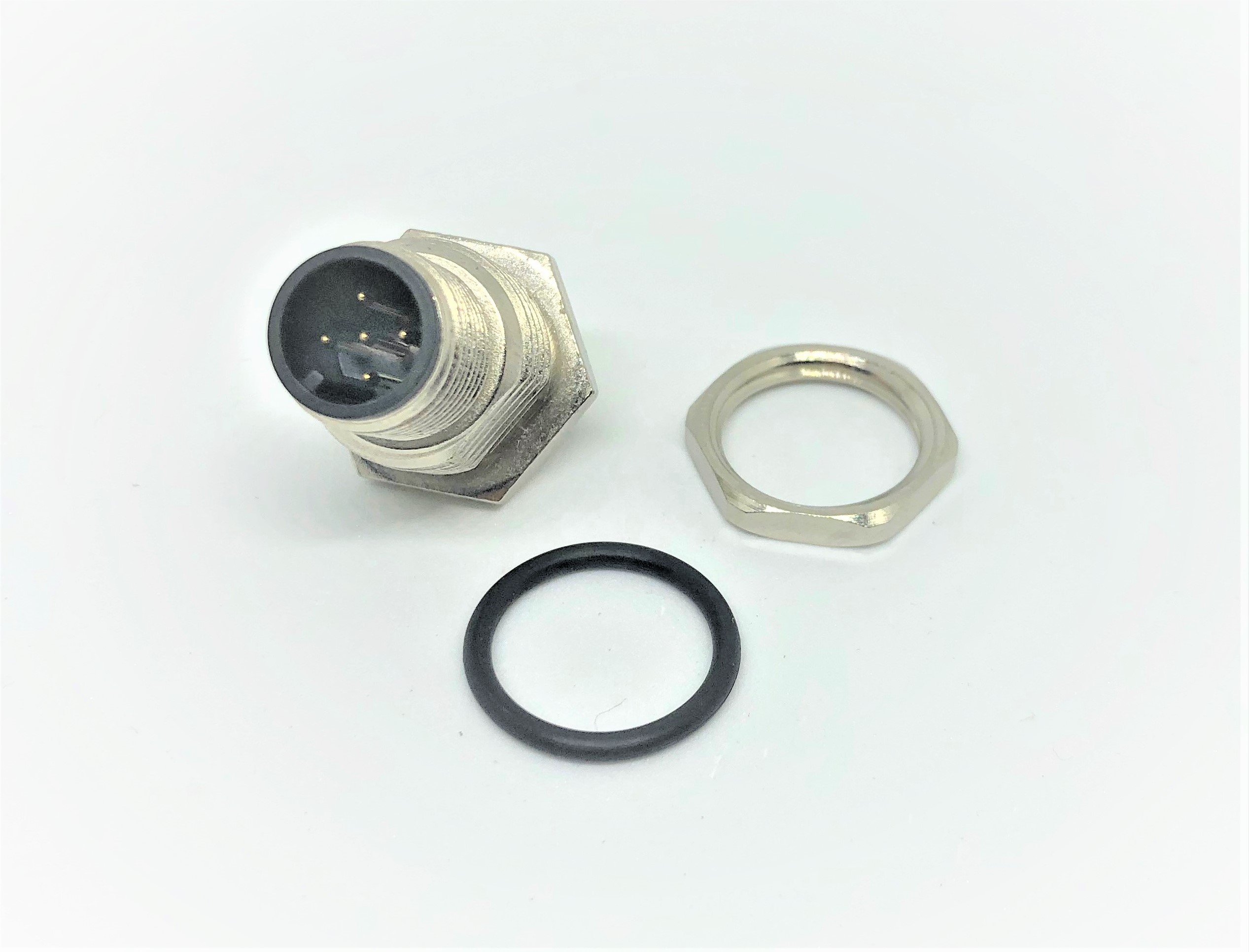 AM12-05PMMS-SF7001-A (M12, A Code, 5Pin, Front lock, For Cable) AM12-05PMMS-SF7001-A (M12, A Code, 5Pin, Front lock, For Cable)