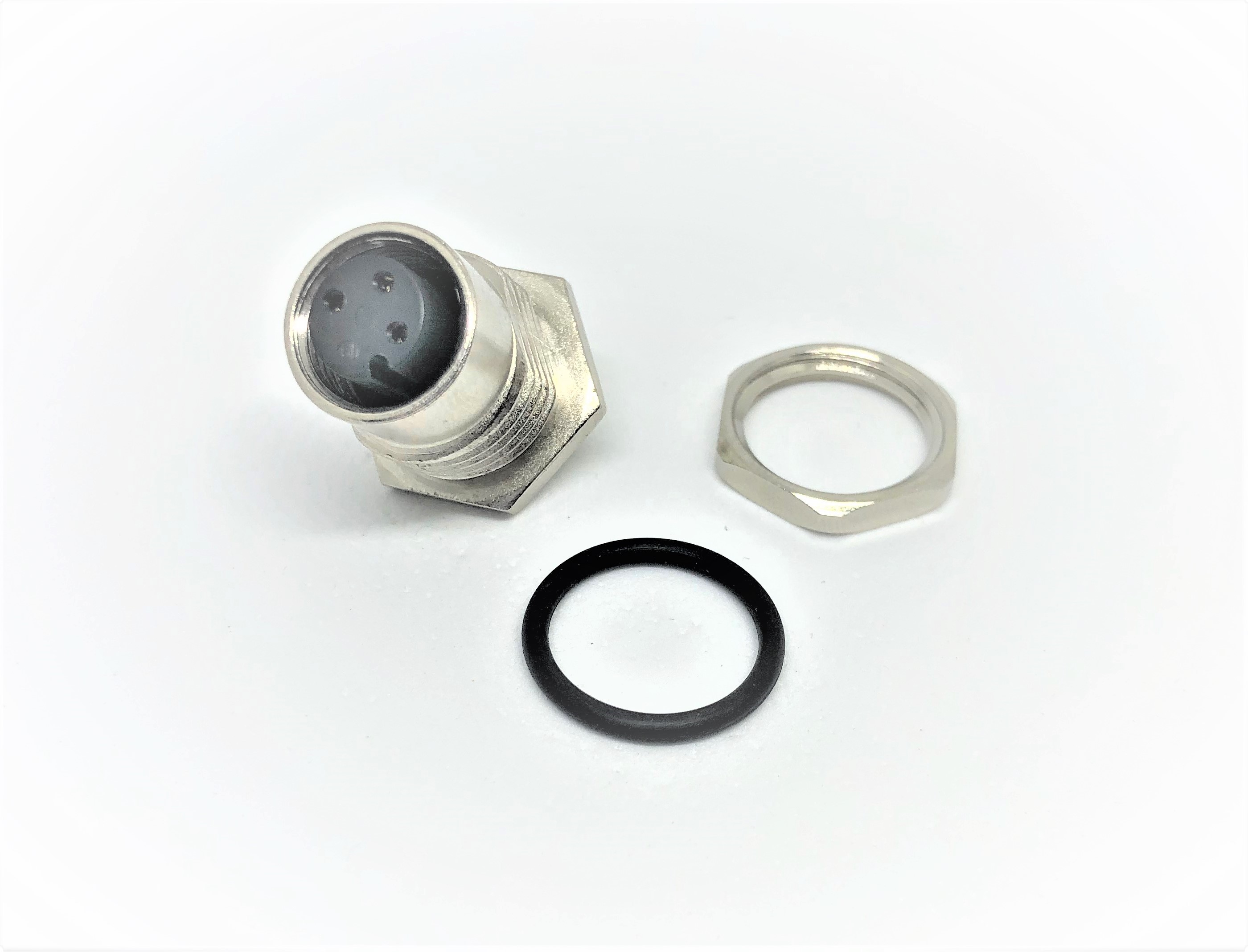 AM12-03PFFP-SF7001-A (M12, A Code, 3Pin, Front Lock) AM12-03PFFP-SF7001-A (M12, A Code, 3Pin, Front Lock)