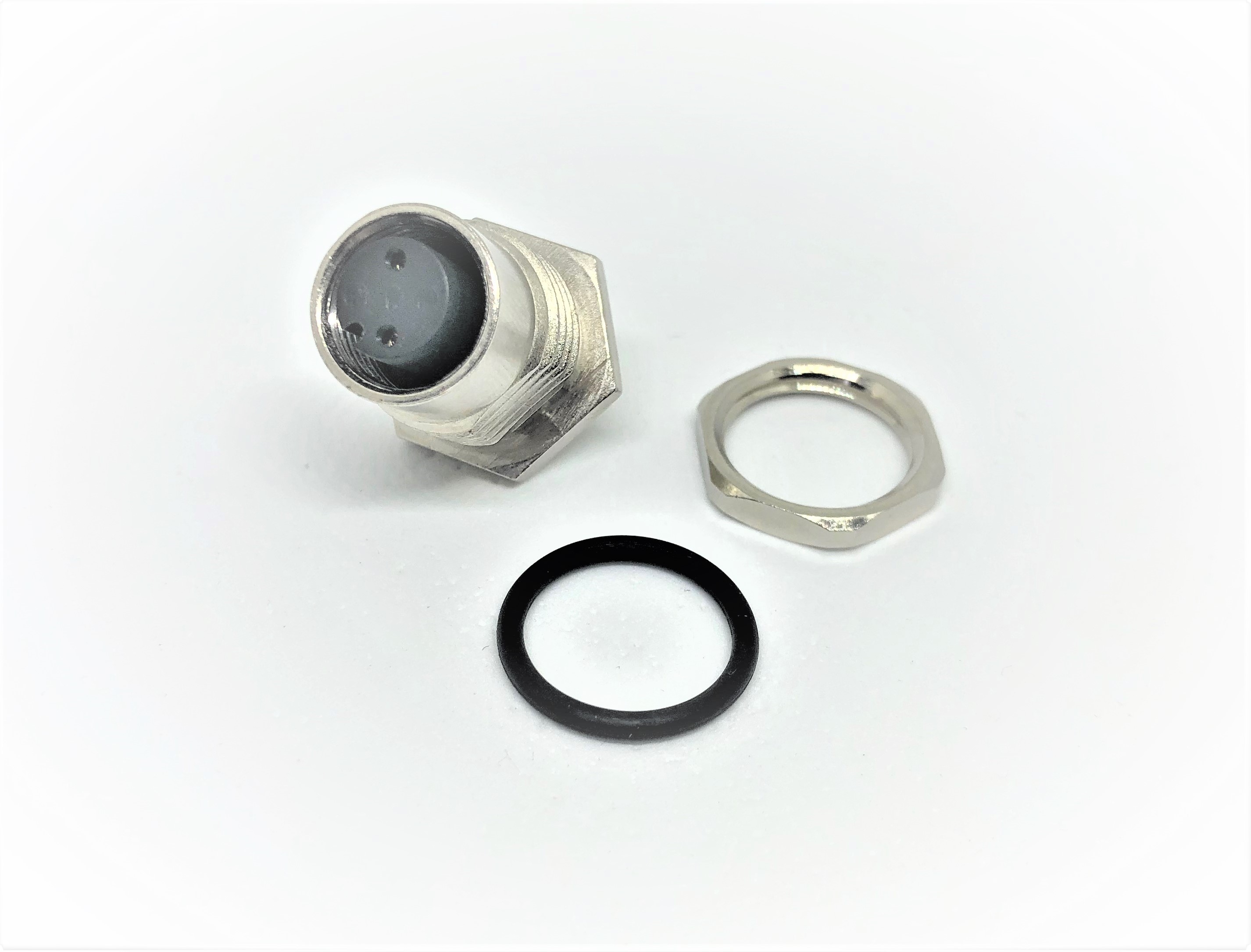 AM12-02PFFP-SF7001-A (M12, A Code, 2Pin, Front Lock) AM12-02PFFP-SF7001-A (M12, A Code, 2Pin, Front Lock)
