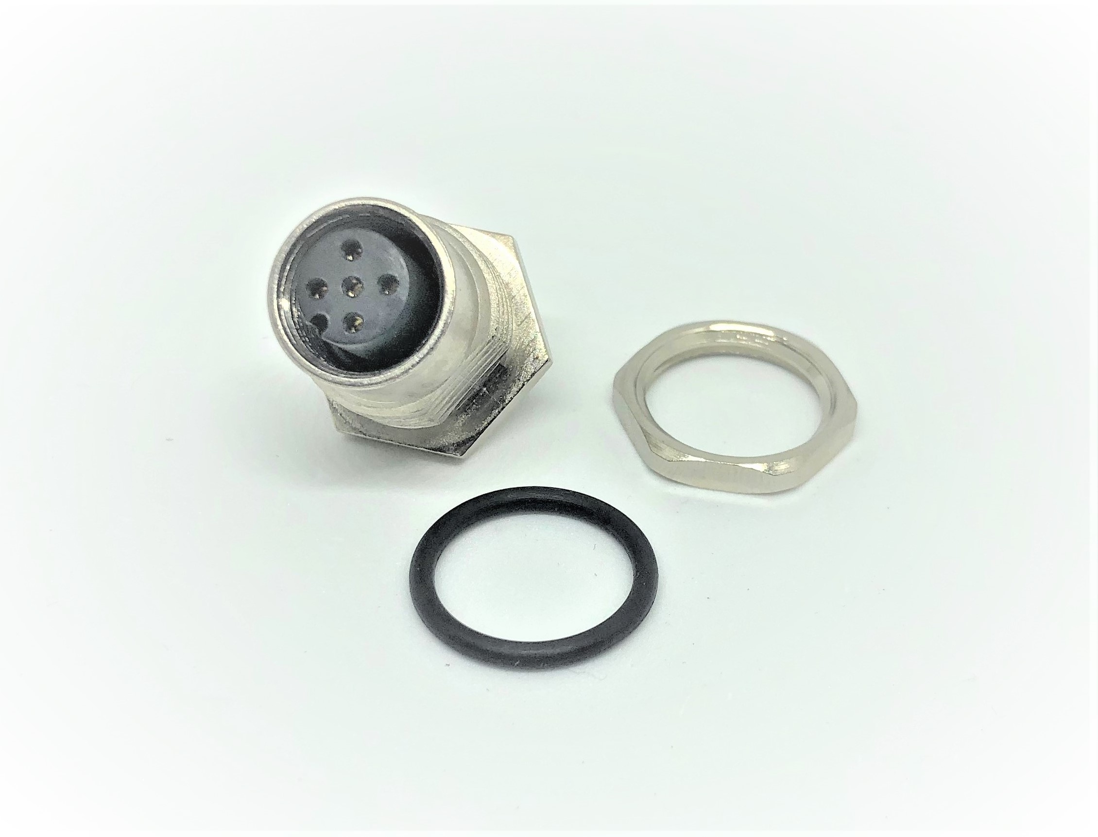 AM12-05PFFP-SF7001-A (M12, A Code, 5Pin, Front Lock) AM12-05PFFP-SF7001-A (M12, A Code, 5Pin, Front Lock)