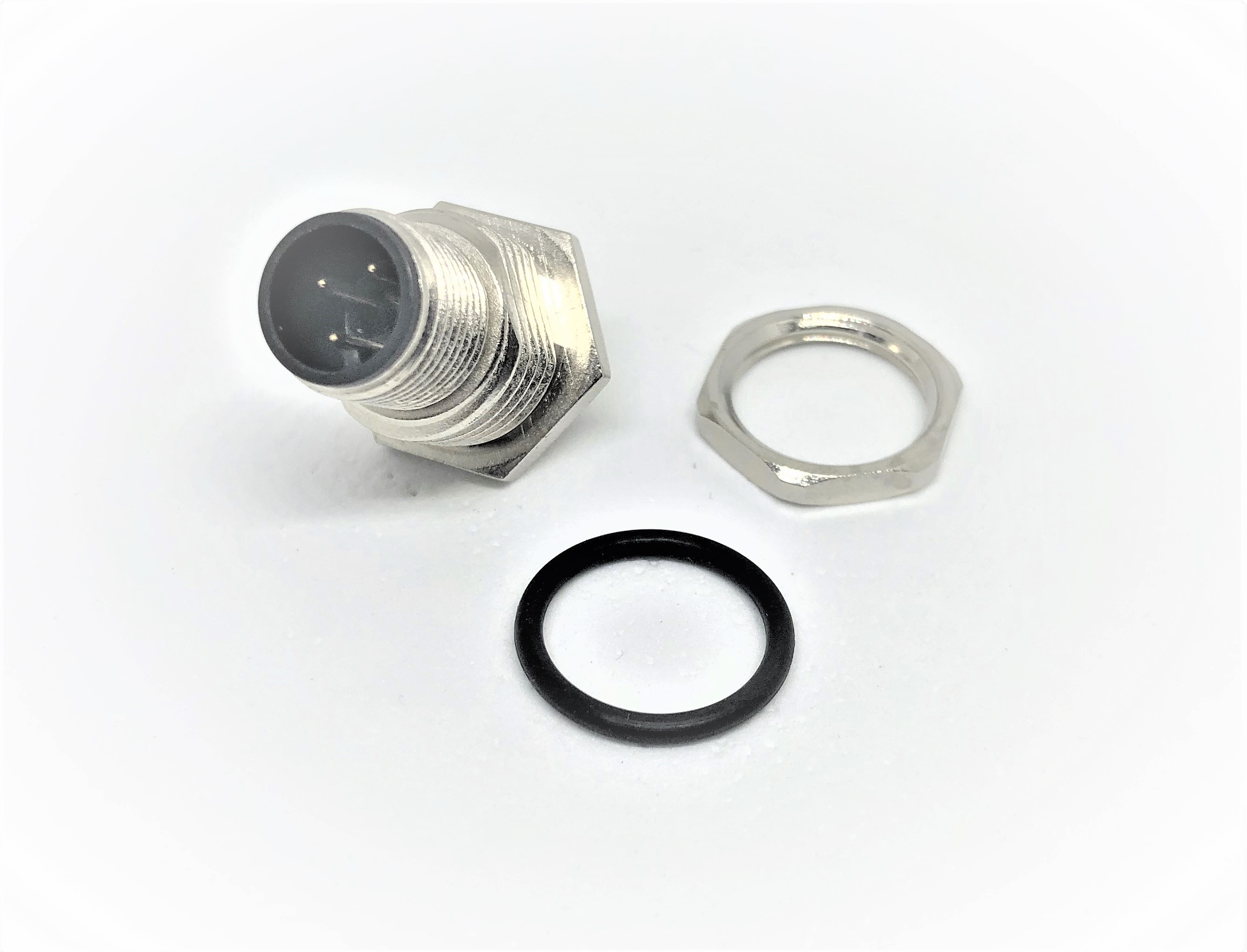 AM12-03PMMS-SF7001-A (M12, A Code, 3Pin, Front Lock, For Cable) AM12-03PMMS-SF7001-A (M12, A Code, 3Pin, Front Lock, For Cable)