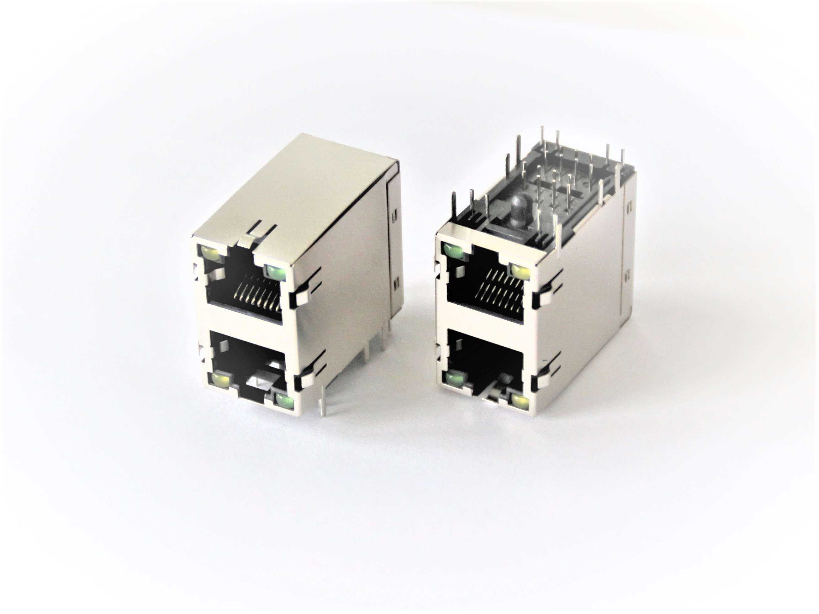 ARJ02-020808-F21-S3L1-R (RJ45 Side Entry, 2x1 Port, With LED) ARJ02-020808-F21-S3L1-R (RJ45 Side Entry, 2x1 Port, With LED)