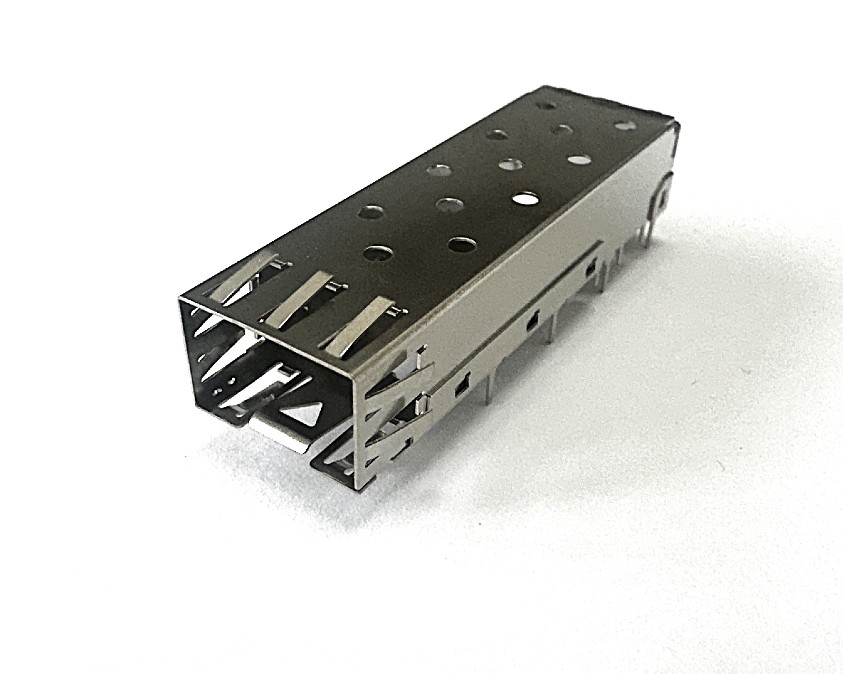 ASP01-631101H-B-H (SFP 1x1 Cage Solder type)