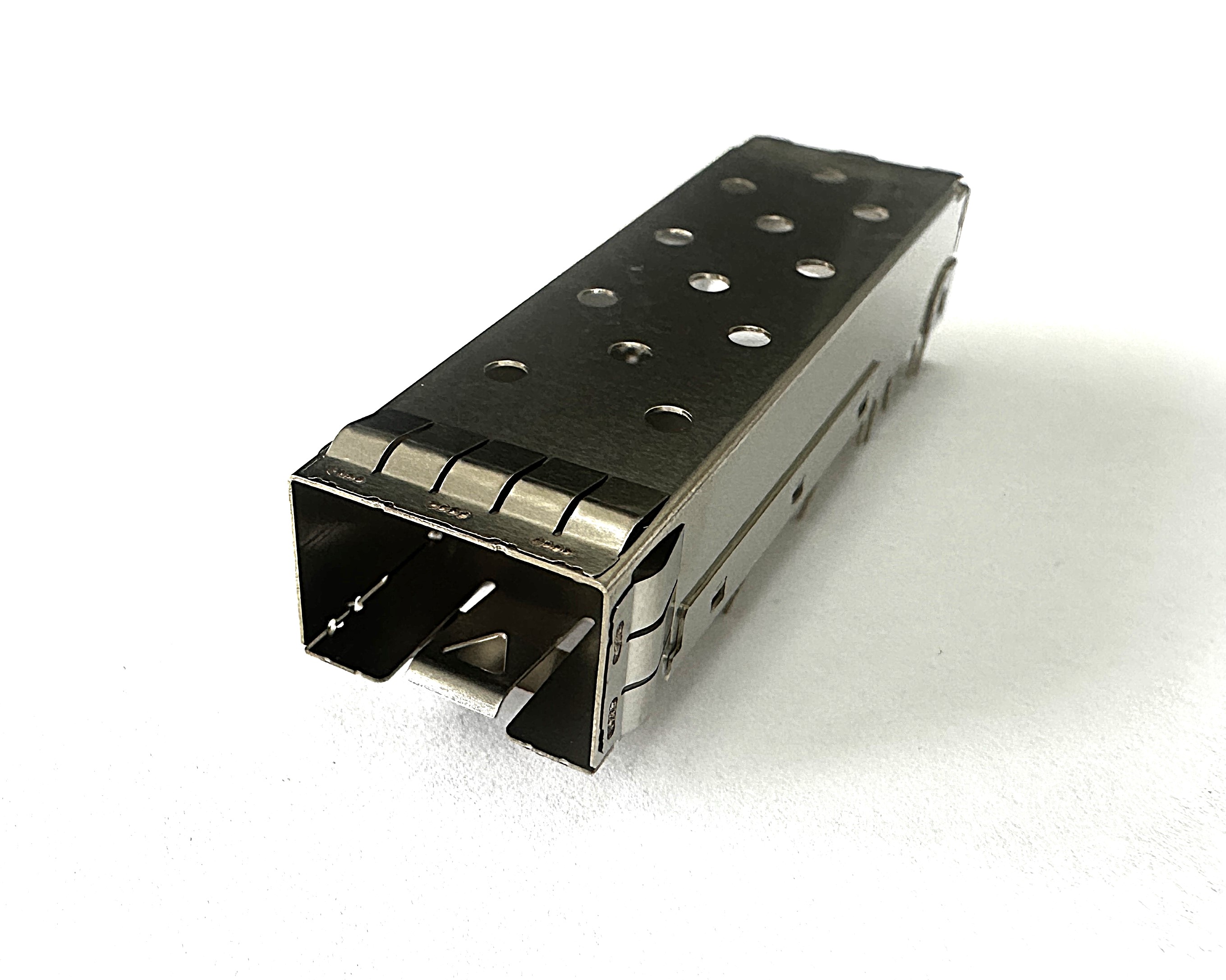 ASP02-641101H-B-H (SFP+ 1x1 Cage with EMI Clip)